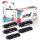 Druckerpapier A4 + 5x Multipack Set Kompatibel für HP LaserJet CP 2600 (124A/Q6001A, Q6003A, Q6002A, Q6000A) Toner