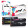Druckerpapier A4 + 4x Multipack Set Kompatibel für HP Color LaserJet CM 1312 CI MFP (125A/CB541A, CB543A, CB542A, CB540A) Toner