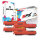 Druckerpapier A4 + 4x Multipack Set Kompatibel für HP LaserJet Pro M 275 u (130A/CF351A, CF353A, CF352A, CF350A) Toner