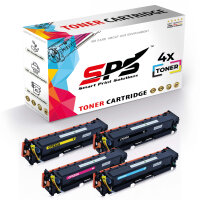 4x Multipack Set Kompatibel f&uuml;r HP Color LaserJet Pro MFP M 180 n (205A/CF531A, CF533A, CF532A, CF530A) Toner