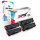 Druckerpapier A4 + 4x Multipack Set Kompatibel für Canon Imageclass LBP-215 X (2200C002/052H) Toner Schwarz