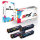 Druckerpapier A4 + 4x Multipack Set Kompatibel für HP Color LaserJet CM 2720 FXI MFP (304A/CC531A, CC533A, CC532A, CC530A) Toner