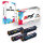 Druckerpapier A4 + 4x Multipack Set Kompatibel für HP Color Laserjet CP 2025 FXI (304A/CC531A, CC533A, CC532A, CC530A) Toner