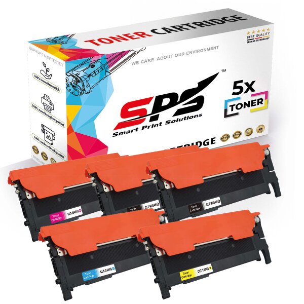 5x Multipack Set Kompatibel für Samsung Xpress C 480 FN (CLT-C404S, CLT-M404S, CLT-Y404S, CLT-K404S) Toner