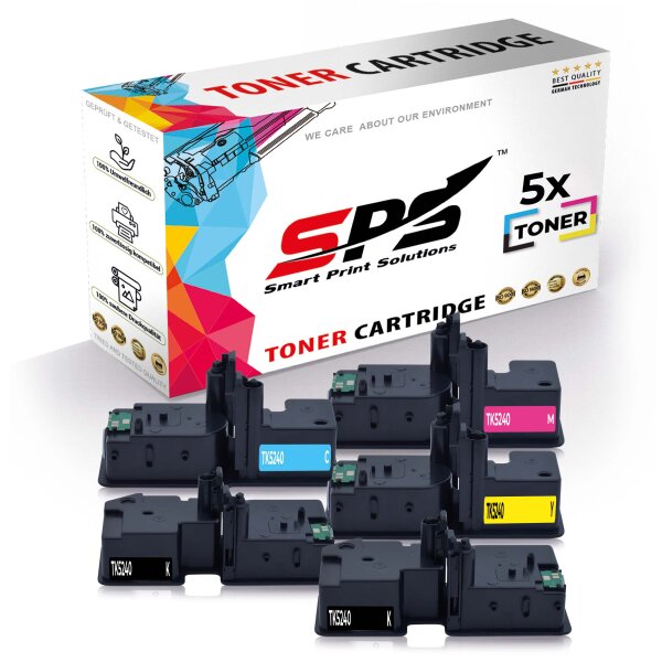5x Multipack Set Kompatibel für OKI C 532 DN (46490607, 46490606, 46490605, 46490608) Toner