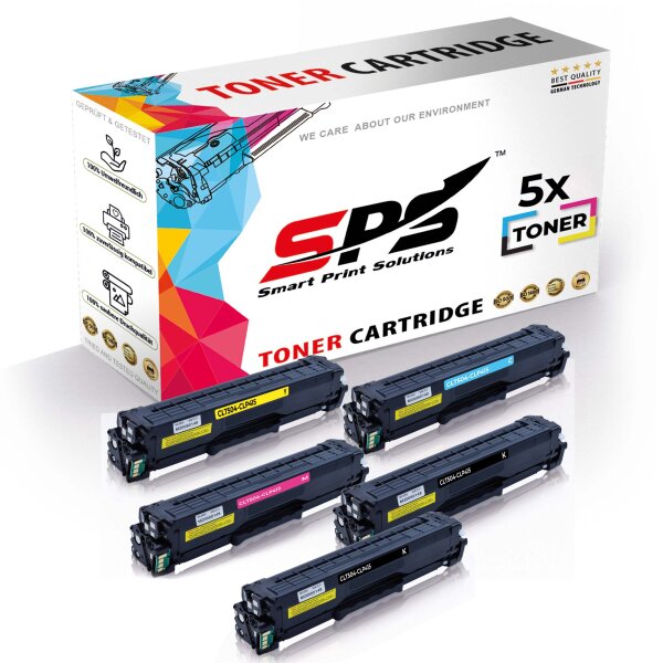 5x Multipack Set Kompatibel für Samsung CLP-415 N (CLT-C504S, CLT-M504S, CLT-Y504S, CLT-K504S) Toner