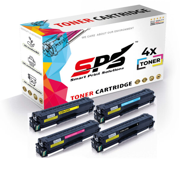 4x Multipack Set Kompatibel für Samsung CLX-4100 Series (CLT-C504S, CLT-M504S, CLT-Y504S, CLT-K504S) Toner