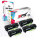 Druckerpapier A4 + 4x Multipack Set Kompatibel für Lexmark MS 617 dhn (51B2H00) Toner Schwarz
