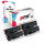Druckerpapier A4 + 4x Multipack Set Kompatibel für HP LaserJet Pro M 1536 dnf MFP (CE278A/78A) Toner Schwarz