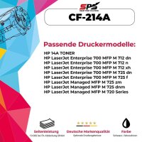 Kompatibel f&uuml;r HP Laserjet Enterprise 700 M 712 DN (CF236A#B19) / CF214A / 14A Toner Schwarz