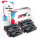 Druckerpapier A4 + 4x Multipack Set Kompatibel für HP LaserJet P 2053 DN (CE505X/05X) Toner Schwarz