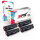 Druckerpapier A4 + 4x Multipack Set Kompatibel für HP Laserjet Pro M 201 (CF283A/83A) Toner Schwarz