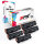 Druckerpapier A4 + 5x Multipack Set Kompatibel für HP Laserjet Pro M 201 (CF283X) Toner Schwarz