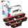 Druckerpapier A4 + 5x Multipack Set Kompatibel für HP LaserJet Pro MFP M 148 Series (CF294A) Toner Schwarz