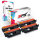 Druckerpapier A4 + 4x Multipack Set Kompatibel für HP LaserJet Pro MFP M 149 fdw (CF294X) Toner Schwarz