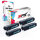 Druckerpapier A4 + 4x Multipack Set Kompatibel für Lexmark Optra E 360 DN (E260A21E) Toner Schwarz