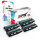 Druckerpapier A4 + 4x Multipack Set Kompatibel für Samsung ML 2580 N (MLT-D105L/105L) Toner Schwarz