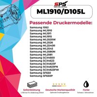 Kompatibel f&uuml;r Samsung ML 2580 N / MLT-D1052L/ELS / 1052L Toner Schwarz