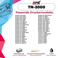 Kompatibel f&uuml;r Lenovo LJ 2050 N / TN-2000 Toner Schwarz